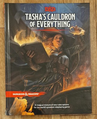 Dungeons and Dragons RPG Book DND 5th ed Tasha's Cauldron of Everything WOTC 5e