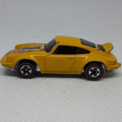 HOT WHEELS® PORSCHE 911 ©MATTEL 1974 香港製 Hot Wheels Redline Porsche P-911 1974 Yellow Made In Hong Kong | eBay