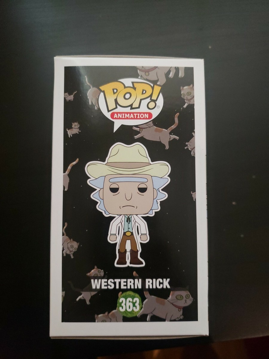 Funko Pop! Rick Et Morty - Western Rick #363 - SDCC 2018 - Édition Limitée - NEUF