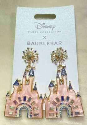 Disney Baublebar x PARKS Collection Cinderella Castle Ohrringe WDW 50th von JPN