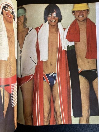 L'uomo Vogue 1978 Giancarlo Giannini Swimwear T-shirt Jeans Oliviero Toscani - Foto 6 di 12