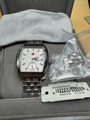 MICHELE Lady's Urban Mini Diamond Dial MW02A00A0942 Wristwatch-read