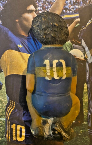 ULTRA RARE VINTAGE DIEGO MARADONA FIGURE FROM BUENOS AIRES ARGENTINA 70s 80s - Picture 4 of 7