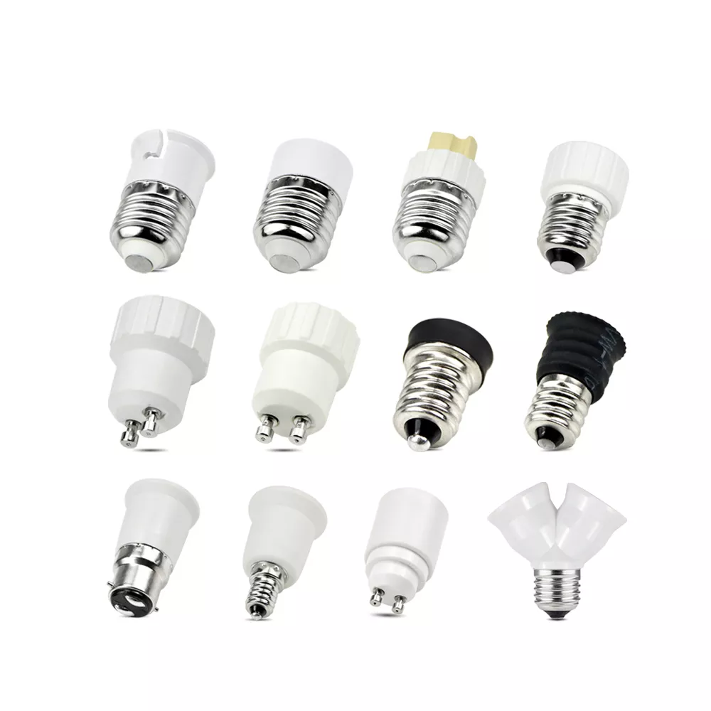 Screw GU10 E27 E14 B22 LED Light Bulb Adaptor Lamp Socket base Converter Holder