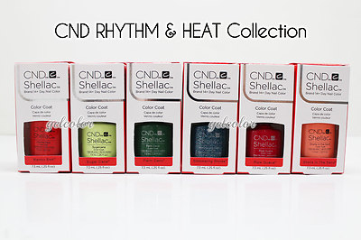 CND Shellac UV LED Gel Nail Polish RHYTHM & HEAT Collection 7.3ml .25oz Pick Any