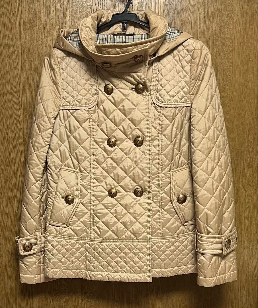 BURBERRY LONDON BLUE LABEL Quilting Coat Jacket Polyester