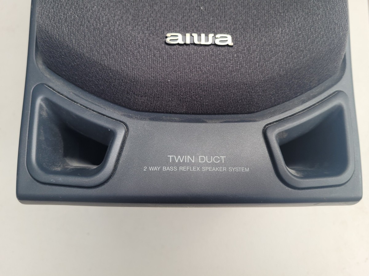 Set of 2 Aiwa SX-NV2100 Speaker System for V2100 Twin Duct Bass 2