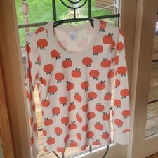 Hanna Andersson Adult Unisex Halloween Sz. M Long John Pajama Organic Top