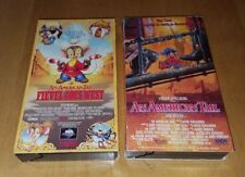 An American Tail 2 Vhs Lot Fievel Goes West Steven Spielberg 