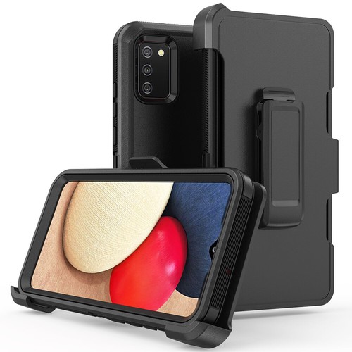 Funda de teléfono para Samsung Galaxy A02S resistente a prueba de golpes clip para cinturón ajuste Otterbox - Imagen 4 de 18