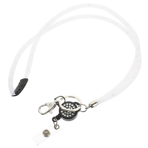Lightweight ID Neck Lanyard Badge Holder Key Chain Lanyard Work Permit Lanyard - Photo 8/12