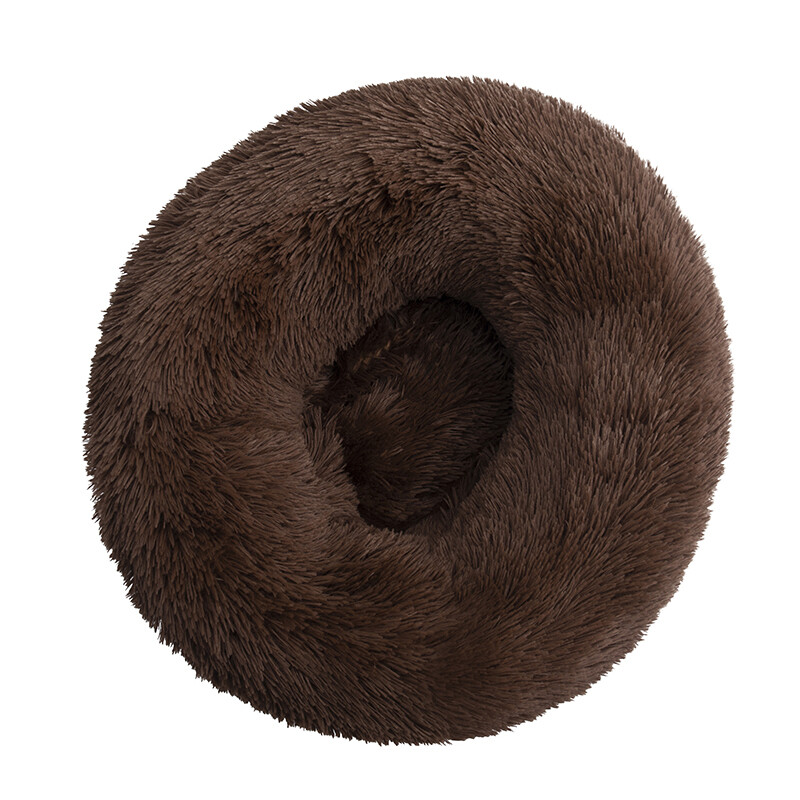 Removable Pet Bed Extra Large Fluffy Soft Comfy Calming Donut Zip Dog