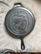 CAST IRON LODGE SKILLET CELEBRATING 75 YRS. BLUE RIDGE ELECTRIC CO-OP 1940-2015