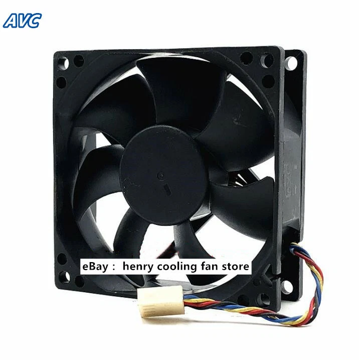 AVC Fan DS08025R12U DC12V 0.7A 80*80*25MM 4pin For CPU /Case/ Server Cooling Fan - Image 4 of 4