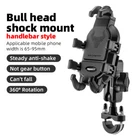 ROCKBROS Motorcycle Phone Holder Universal Shockproof 360° Adjustable Bracket