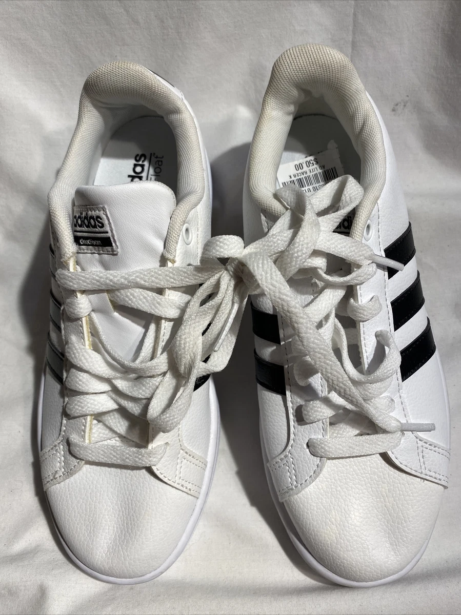 as Samenwerken met Verlichting Adidas Ortholite Float Women's New Black And White Leather Tennis sneakers  Sz6/ | eBay