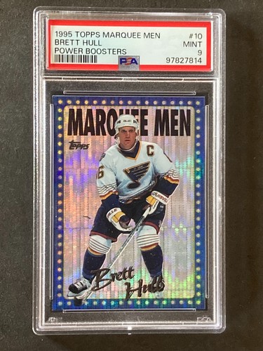 Brett Hull [Power Boosters] #10 1995 Topps Marquee Men card