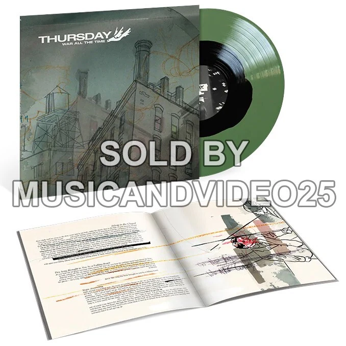 Thursday - War All The Time - Limited Edition Green & Black Color