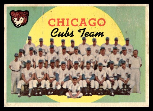 1959 Topps Cubs Team Card / Checklist 265-352 TC #304 Baseball Card | eBay