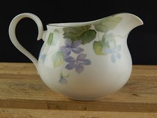 VINTAGE LATTIERA INGLESE QUEEN'S HAREWOOD STAFFORDSHIRE CHINA PORCELLANA FIORI