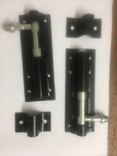 ZESTAW DWÓCH CZARNYCH ŚRUB WIEŻOWYCH 4" FABRYCZNIE NOWY