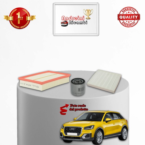 Set Service 3 Filter Audi Q2 1.5 Tfsi 110KW 150CV Von 2018->-image