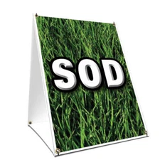 Sod Yard Sign & Stake outdoor plastic coroplast window