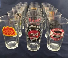 Micro Brew | COLLECTIBLE BEER "PINT" GLASSES | Craft Beer | Brew Pub | Home Brew