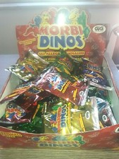 BOX 40 ENVELOPES SEALED SACHETS SOFT CHEERFUL DINOSAURS GIG VINTAGE