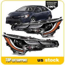 Pair Full LED Headlight Assembly For 2019-2023 Toyota For Corolla SE