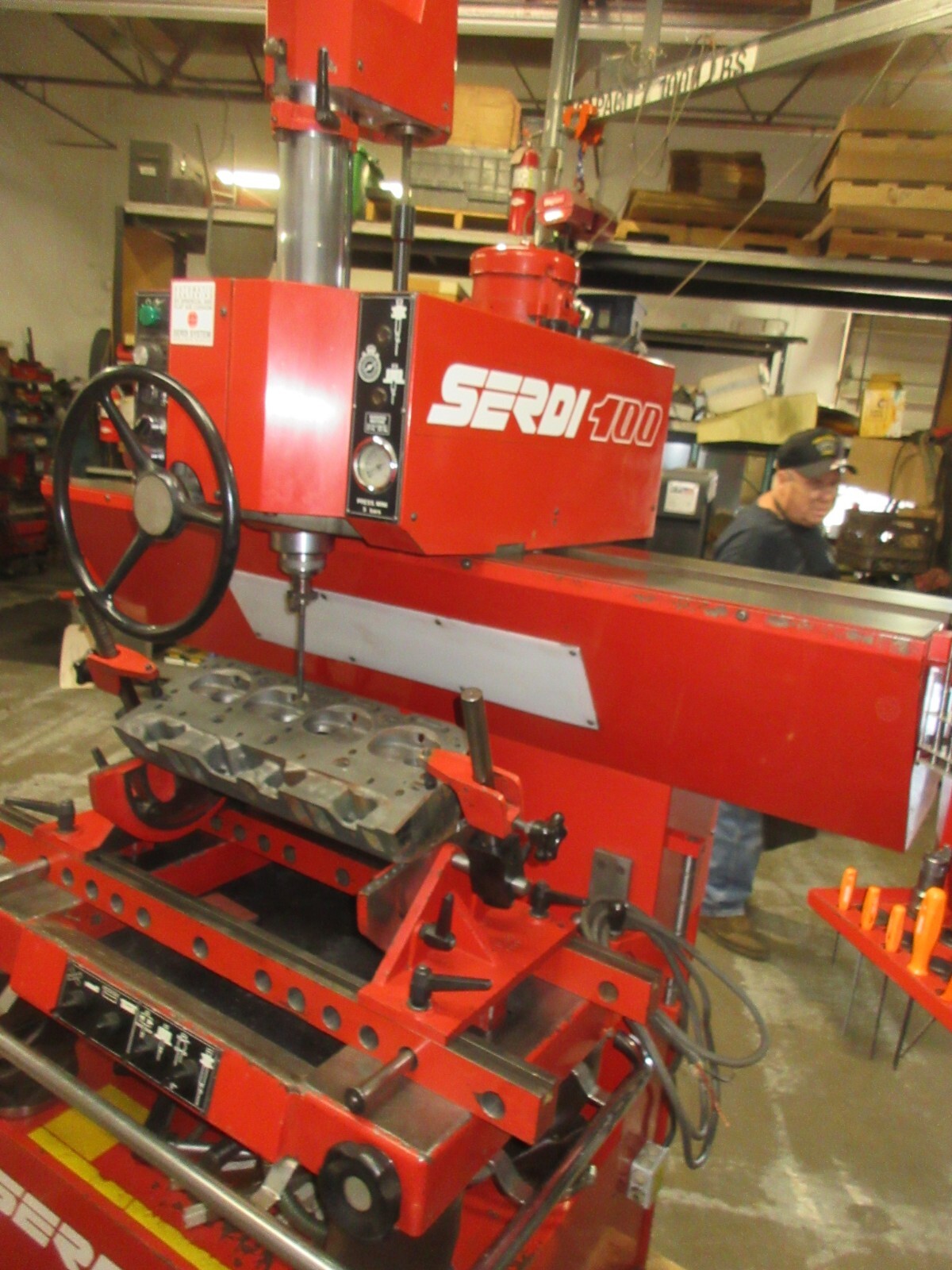Serdi 100 Valve Guide & Seat Machine USED, nt Rottler, Winona, Kwik
