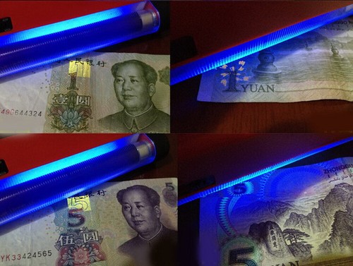 Lámpara UV de onda corta de 254 nm y 365 nm de onda larga para estampillas y billetes de fluorescencia - Imagen 7 de 12