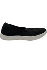 Clarks Cloudsteppers Washable Knit Slip-Ons Adella Moon Black