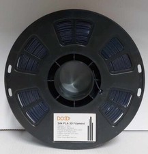 DO3D Silk PLA 3D Printer Filament, Silk Black, 1.75mm Diameter, 1kg Spool