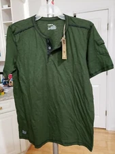 Mens VERTICAL Casual Sport T-Shirt Olive Green  Size XL. New with Tags 