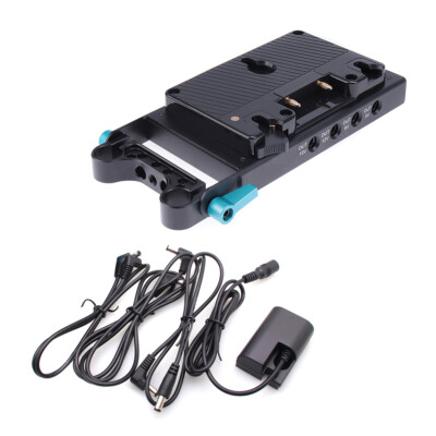 Anton Bauer Gold Mount Power Supply&15mm Rod&LP-6 Dummy battery for Canon 7D 60D