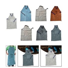 Welding Protective Apron Adjustable Strap Durable Heat Resistant Apron