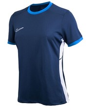 Image of Nike Women Dri-Fit Academy 25 Shirt Running Navy Tee Jersey Shirts FZ9756-410