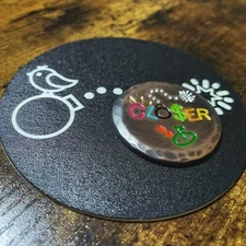 CLOSER!  Hand Made Custom Aged Copper Golf Ball Marker!