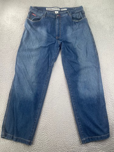 Ecko Unltd Denim Foundry Jeans Mens 40 x 33 Carpenter Skater Y2K Baggy Hip Hop* - Picture 2 of 20