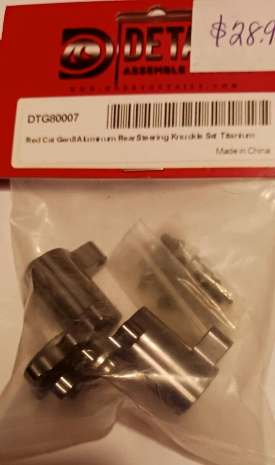 Redcat Gen8 DTG80007 Steering Knuckle,  8813 Mod1 13T Gear & DTG80008 C-Hub - Image 2 of 4
