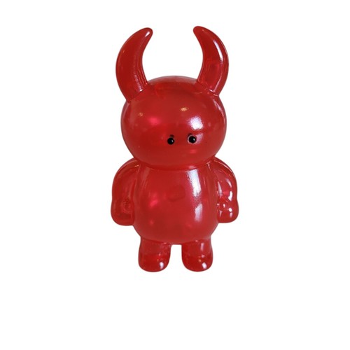 Uamou Figura Sofubi Rossa in Piede - Giocattolo Kaiju Giapponese in Vinile - Foto 4 di 12