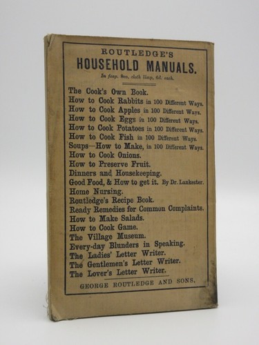 How to Cook Fish GEORGIANA HILL 1866 1st Edition Routledge Household Manuals - Picture 2 of 10
