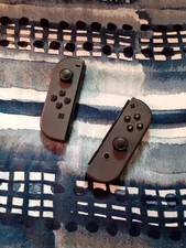 original nintendo switch joycons black READ DESCRIPTION!!!!!