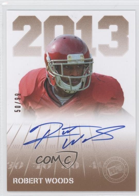 2013 Press Pass Signings Bronze 50/99 Robert Woods #PPS-RW Rookie Auto RC v7j