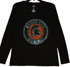 Michigan State basketball rhinestone bling Shirt XS S M L XL  XXL 1X 2X 3X 4X 5X