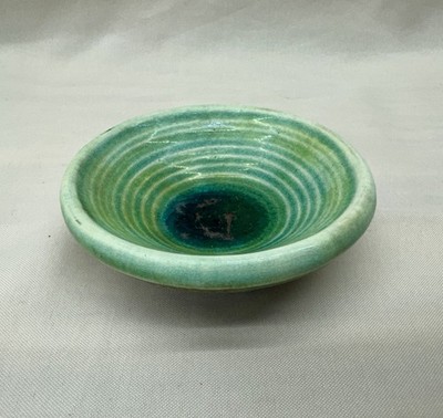 Jeremy Diller Blessing Bowl Turquoise Handmade Pottery 