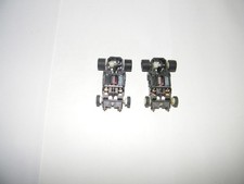 Tyco 440 x 2 Ho slot car slim pan chassis lot of two