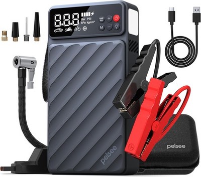 3500A Jump Starter with Air Compressor, 20000mAh Portable Car Battery Jump Start