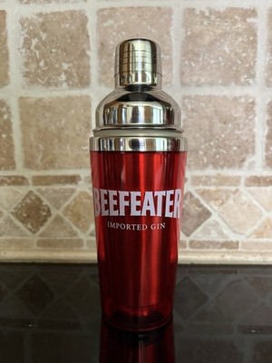 Beefeater London Gin Cocktail Mixer Ruby Red Plastic Metal - NEW
